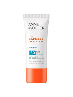 Express Double Care Sun Kiss Fluido Protector Facial Spf30