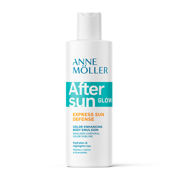 Express Sun Defense After Sun Glow Body Emulsion