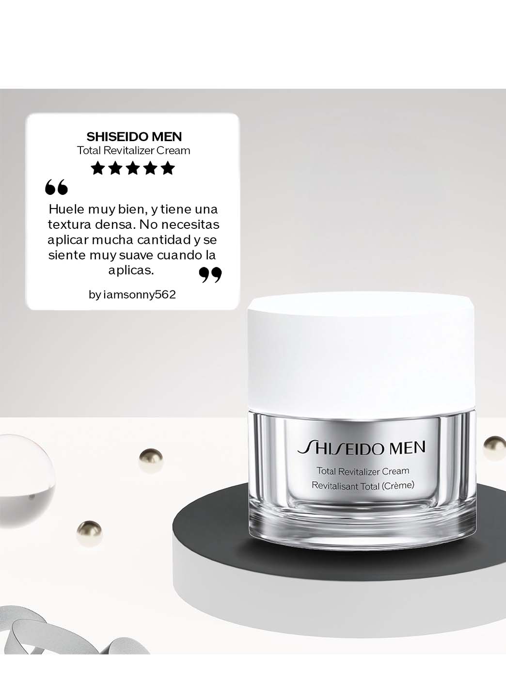 Cofre Shiseido Men Total Revitalizer Cream